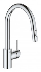 GROHE - Concetto Drezová batéria s výsuvnou spŕškou, chróm (31483002)