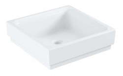 GROHE - Cube Ceramic Umývadlo bez prepadu, 40x40 cm, PureGuard, alpská biela (3948200H)