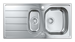 GROHE - Drez K200, 97x50 cm, kefovaná nerezová (31564SD1)