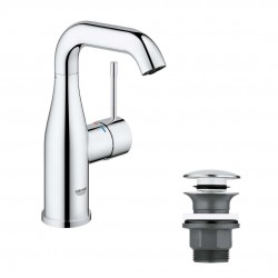 GROHE - Essence Páková umývadlová batéria s výpustom, chróm (23798001)