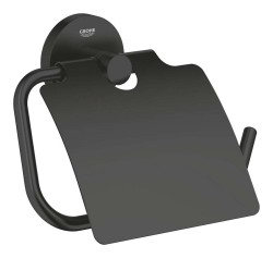 GROHE - Essentials Držiak toaletného papiera s krytom, matná čierna (1024652430)