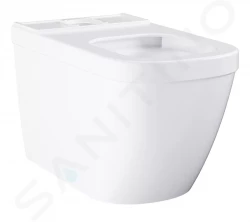 GROHE - Euro Ceramic WC kombi misa, Rimless, Triple Vortex, PureGuard, alpská biela (3933800H)