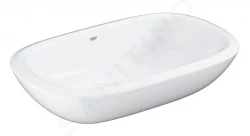 GROHE - Eurostyle New Umývadlo na dosku 50x38 mm, bez prepadu, PureGuard, HyperClean, alpská biela (39216000)
