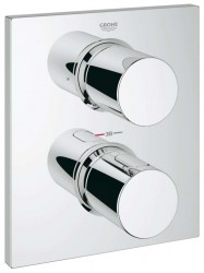 GROHE - Grohtherm F Termostatická vaňová batéria pod omietku, chróm (27618000)