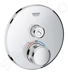 GROHE - Grohtherm SmartControl Termostatická sprchová batéria pod omietku s jedným ventilom, chróm (29118000)