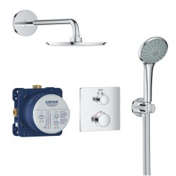 GROHE - Grohtherm Sprchová súprava Rainshower Cosmopolitan 210 s termostatom pod omietku, chróm (34734000)