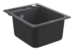 GROHE - Kompozitní drez K700 s automatickým odtokom, 40x50 cm, granitová čierna (31650AP0)