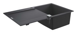 GROHE - Kompozitný drez K500 s automatickým odtokom, 86x50 cm, granitová čierna (31644AP0)