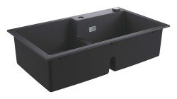 GROHE - Kompozitný drez K500 s automatickým odtokom, 86x50 cm, granitová čierna (31649AP0)