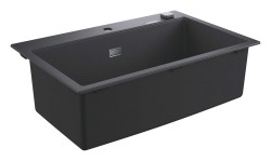 GROHE - Kompozitný drez K700 s automatickým odtokom, 78x51 cm, granitová čierna (31652AP0)