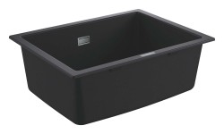 GROHE - Kompozitný drez K700 s odtokom, 61x46 cm, granitová čierna (31655AP0)