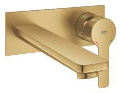 GROHE - Lineare New Umývadlová batéria pod omietku, 2-otvorová inštalácia, kefovaný Cool Sunrise (23444GN1)