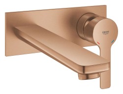 GROHE - Lineare New Umývadlová batéria pod omietku, 2-otvorová inštalácia, kefovaný Warm Sunset (23444DL1)