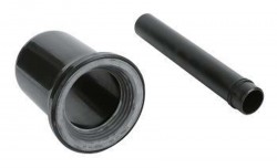 GROHE - Příslušenství Prívodná a odvodná súprava na WC čierna (37104K00)