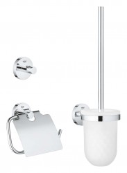 GROHE - QuickFix Start Set doplnkov na toaletu 3 v 1, chróm (41204000)