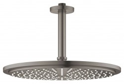 GROHE - Rainshower Cosmopolitan Hlavová sprcha 310, sprchové rameno 14 cm, 1 prúd, kefovaný tmavý grafit (26067AL0)