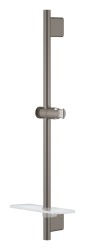 GROHE - Rainshower SmartActive Sprchová tyč s poličkou, 60 cm, kefovaný Hard Graphite (26602AL0)