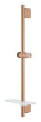 GROHE - Rainshower SmartActive Sprchová tyč s poličkou, 60 cm, kefovaný Warm Sunset (26602DL0)