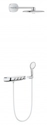 GROHE - Rainshower SmartControl Sprchový set Duo pod omietku s termostatom, 36 cm, mesačná biela (26443LS0)