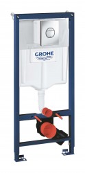 GROHE - Rapid SL Predstenová inštalácia na závesné WC, tlačidlo Nova Cosmopolitan, chróm (38860000)