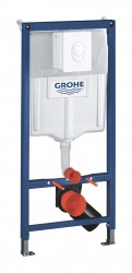 GROHE - Rapid SL Predstenová inštalácia s nádržkou na závesné WC, tlačidlo Skate Air, alpská biela (38839000)