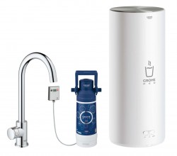 GROHE - Red Drezový ventil Mono s ohrevom vody a filtráciou, zásobník M, chróm (30085001)
