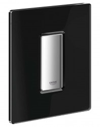 GROHE - Skate Cosmo Ovládacie tlačidlo, chróm/sklo velvet black, čierna (38846KS0)