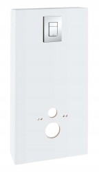 GROHE - Solido Sanitárny modul pre WC s tlačidlom Skate Cosmopolitan, biela/chróm (39377LS0)