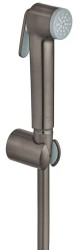 GROHE - Tempesta-F Bidetová spŕška s držiakom a hadicou 1,25 m, kefovaný Hard Graphite (27513AL1)