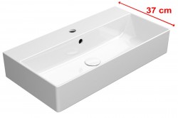 GSI - KUBE X keramické umývadlo 70x37cm, biela ExtraGlaze (9455111)