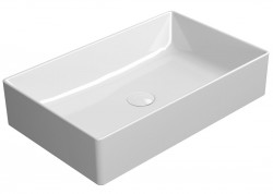 GSI - KUBE X keramické umývadlo na dosku 60x37cm, biela ExtraGlaze (945311)