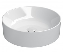 GSI - KUBE X keramické umývadlo na dosku, priemer 45cm, biela ExtraGlaze (942711)