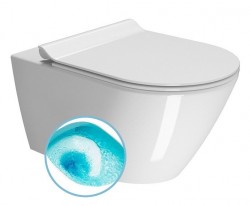 GSI - KUBE X závesná WC misa, Swirlflush, 36x55cm, biela ExtraGlaze (941511)