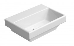 GSI - NORM keramické umývadlo 35x26cm, bez otvoru, biela ExtraGlaze (8650011)