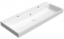 GSI - NUBES keramické dvojumývadlo 120x50cm, biela ExtraGlaze (9624211)