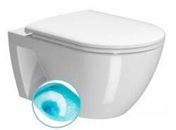 GSI - PURA ECO závesná WC misa, Swirlflush, 36x55cm, biela ExtraGlaze (880711)