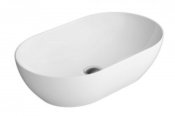 GSI - PURA keramické umývadlo na dosku 60x37cm, biela ExtraGlaze (883411)