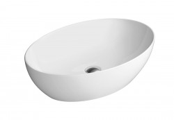 GSI - PURA keramické umývadlo na dosku 60x42cm, biela ExtraGlaze (884211)