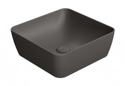 GSI - SAND/NUBES keramické umývadlo na dosku 38x38cm, bistro mat (903816)