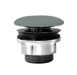 GSI umyvadlová výpust 5/4“, neuzavíratelná, keramická zátka, 5-65, agave mat (PVC04)