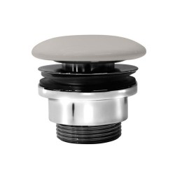 GSI umyvadlová výpust 5/4“, neuzavíratelná, keramická zátka, 5-65, creta mat (PVC08)