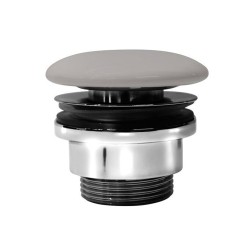 GSI umyvadlová výpust 5/4“, neuzavíratelná, keramická zátka, 5-65, tortora mat (PVC05)