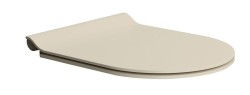 GSI - WC sedátko, SLIM, Soft Close, Quick Release, creta mat/chróm (MS86CSNS08)