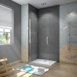 H K - MELODY DF1 80 Otočná WALK-IN zástena 74,8–76,8 × 195 číre sklo (SE-MELODYDF180)
