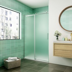 H K - Posuvné sprchové dvere DIAMOND FROST 156-160x195cm, ľavý variant (SE-DIAMONDFROSTL160SET)