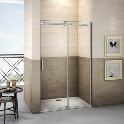 H K - Produkty značky Hezká koupelna - Posuvné sprchové dvere DIAMOND 156-160x195cm L / P variant (SE- DIAMOND 160 SET)