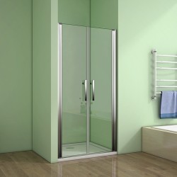 H K - Sprchové dvere MELODY D2 100 dvojkrídlové 96-100 x 195 číre sklo (SE- MELODYD2100-306)