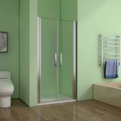 H K - Sprchové dvere SAFE D2 90 FROST dvojkrídlové 86-90 x 195 cm (SE-SAFED290FROST)