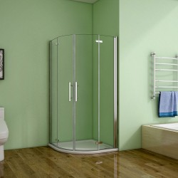 H K - Štvrťkruhový sprchovací kút MELODY S4 80 cm s dvojkrídlovými dverami (SE-MELODYS480)