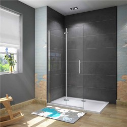 H K - Zalamovacia WALK-IN zástena Melody WF1 120x195, číre sklo (MELODYWF112)